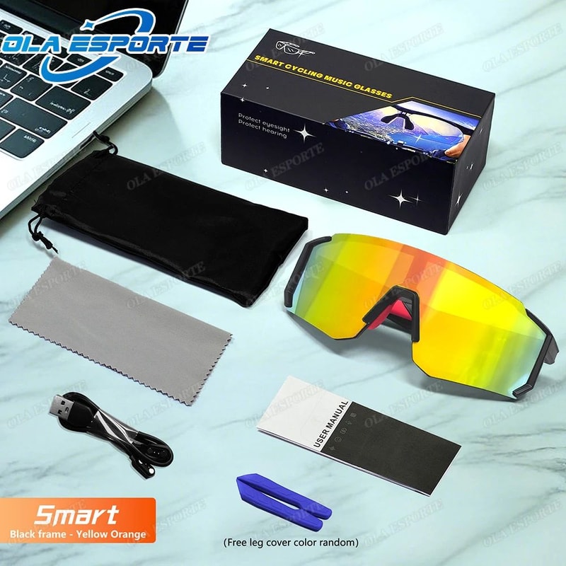 Outdoor Bluetooth Audio Smart Glasses UV Protection Sports Sunglasses 7