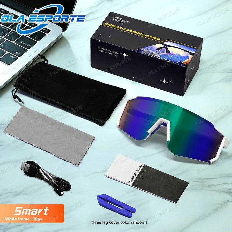 Outdoor Bluetooth Audio Smart Glasses UV Protection Sports Sunglasses 8