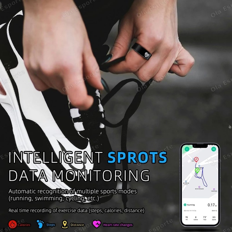 R30 Smart Health Ring ECG Heart Rate Blood Pressure Sleep Tracker 5