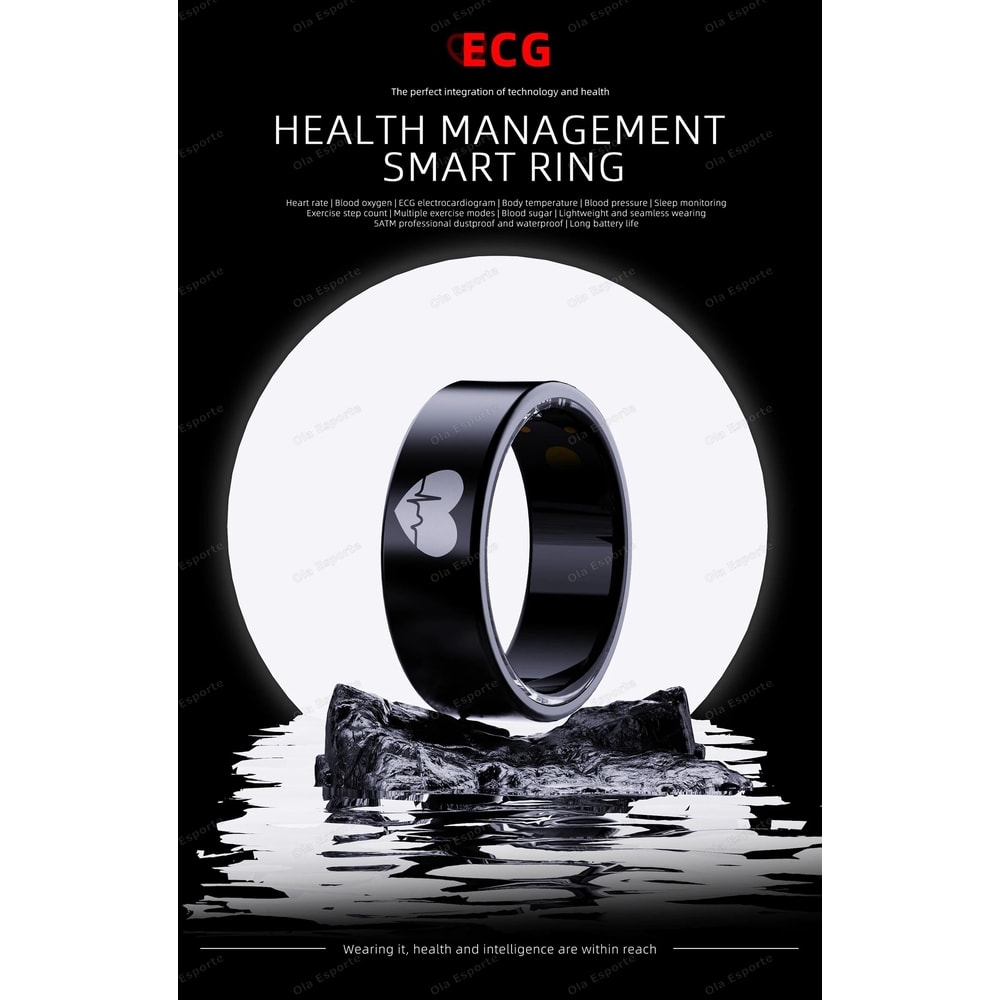R30 Smart Health Ring ECG Heart Rate Blood Pressure Sleep Tracker 6