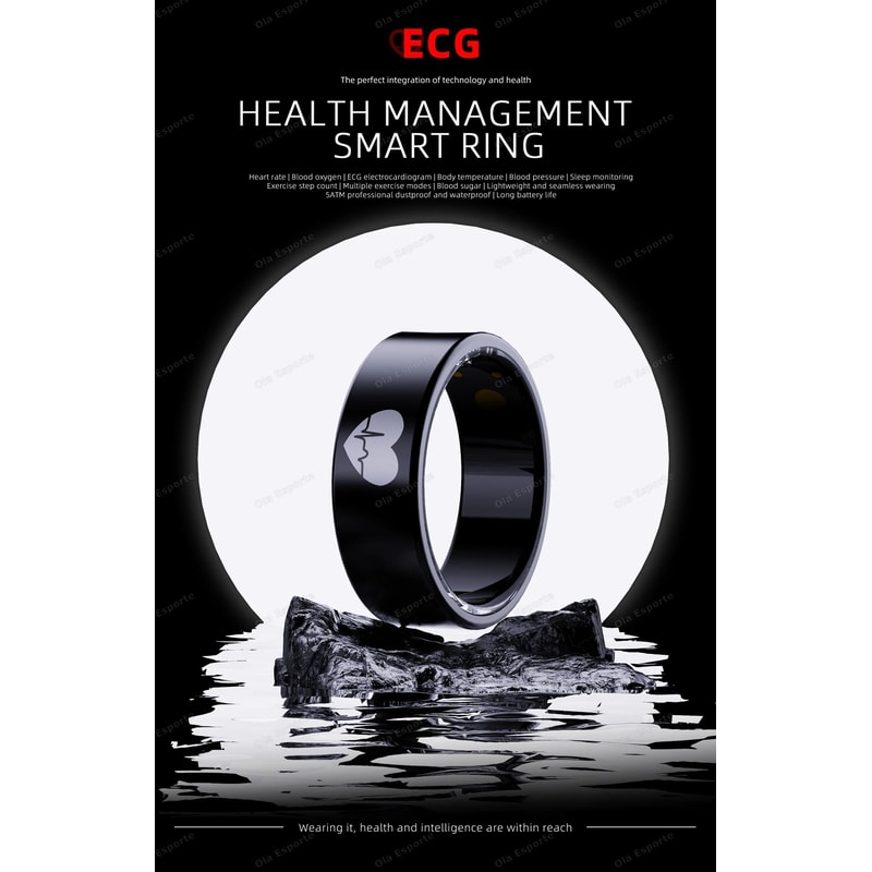 R30 Smart Health Ring ECG Heart Rate Blood Pressure Sleep Tracker 6