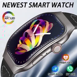 amoled bluetooth smart watch with calling health sports tracking
