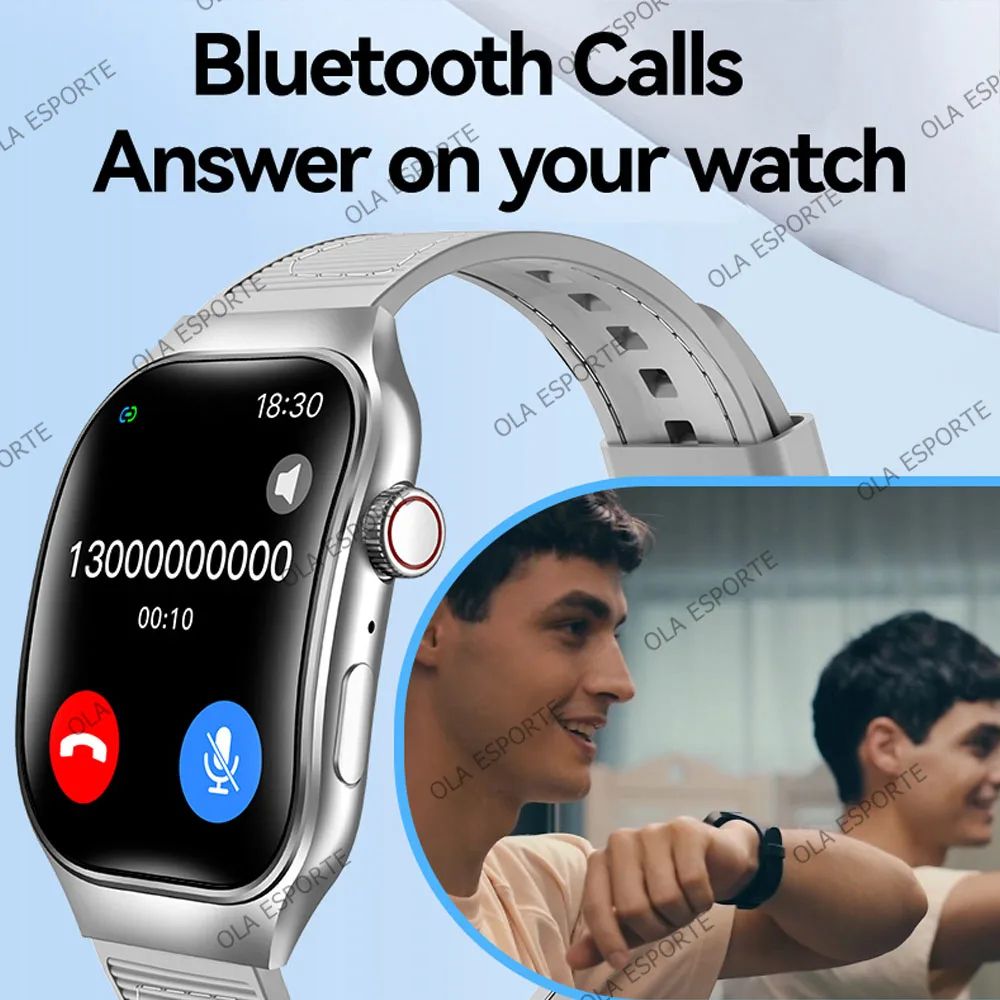 AMOLED Bluetooth Smart Watch With Calling Health Sports Tracking 2