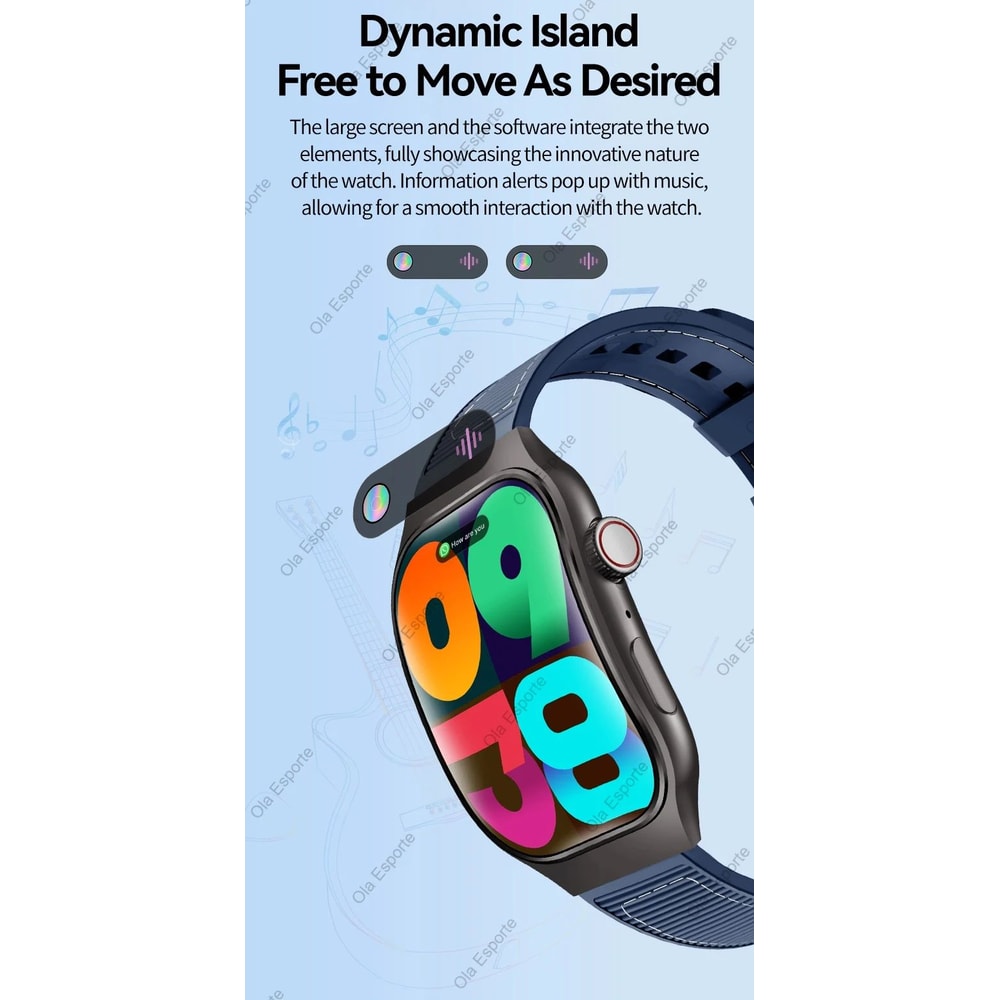 AMOLED Bluetooth Smart Watch With Calling Health Sports Tracking 7