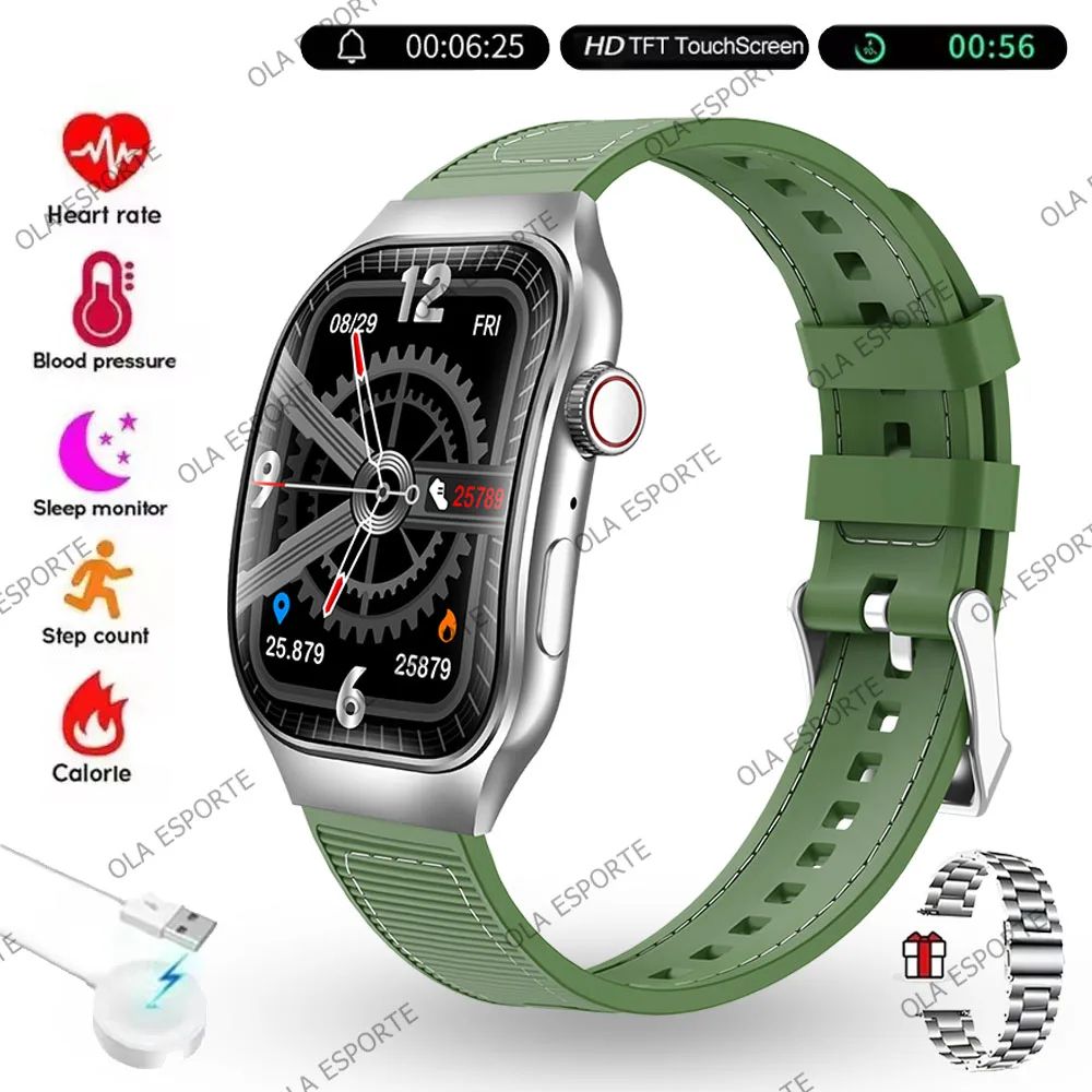 AMOLED Bluetooth Smart Watch With Calling Health Sports Tracking 18
