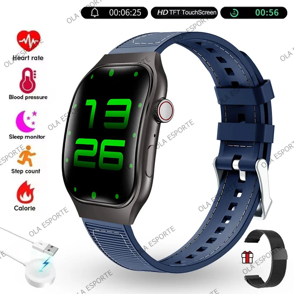 AMOLED Bluetooth Smart Watch With Calling Health Sports Tracking 13