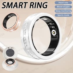fashion smart fitness ring heart rate pedometer health tracker