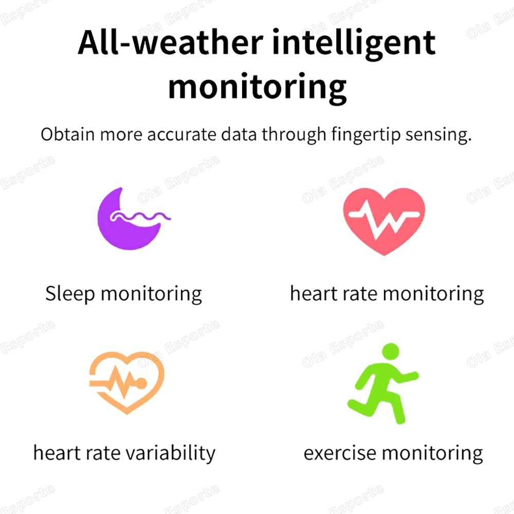 Fashion Smart Fitness Ring Heart Rate Pedometer Health Tracker 1