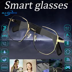bluetooth audio smart glasses with anti blue light lenses