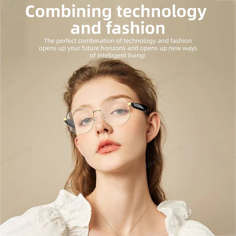 Bluetooth Audio Smart Glasses With Anti Blue Light Lenses 1