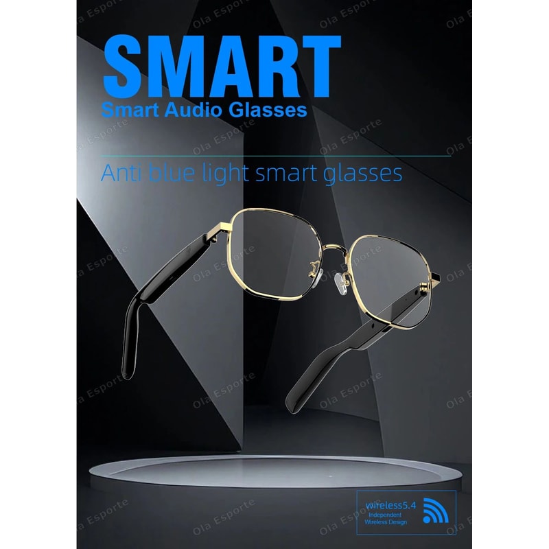 Bluetooth Audio Smart Glasses With Anti Blue Light Lenses 6