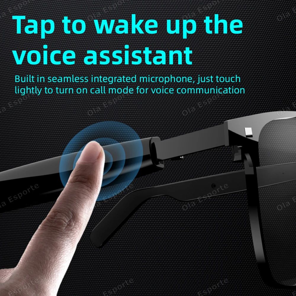 2 In 1 Magnetic Smart Glasses Bluetooth Audio UV Protection Sunglasses 4