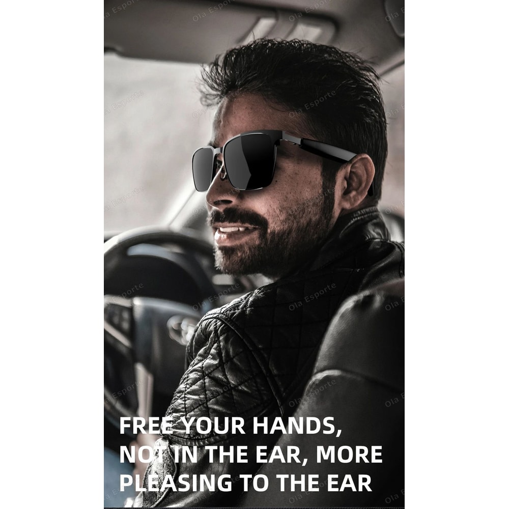 2 In 1 Magnetic Smart Glasses Bluetooth Audio UV Protection Sunglasses 7