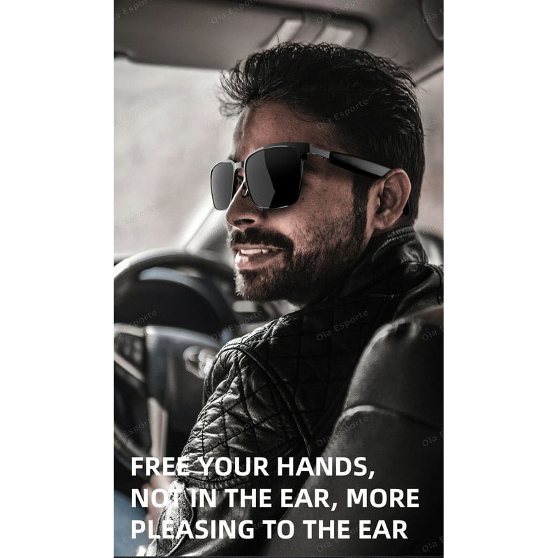 2 In 1 Magnetic Smart Glasses Bluetooth Audio UV Protection Sunglasses 7