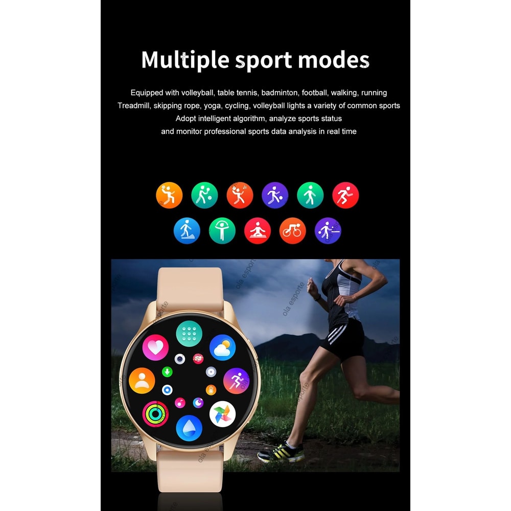 Bluetooth Calling Smart Watch Heart Rate SpO2 Waterproof Fitness Tracker 10