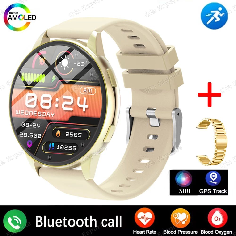 Bluetooth Calling Smart Watch Heart Rate Health Sport Tracker 24