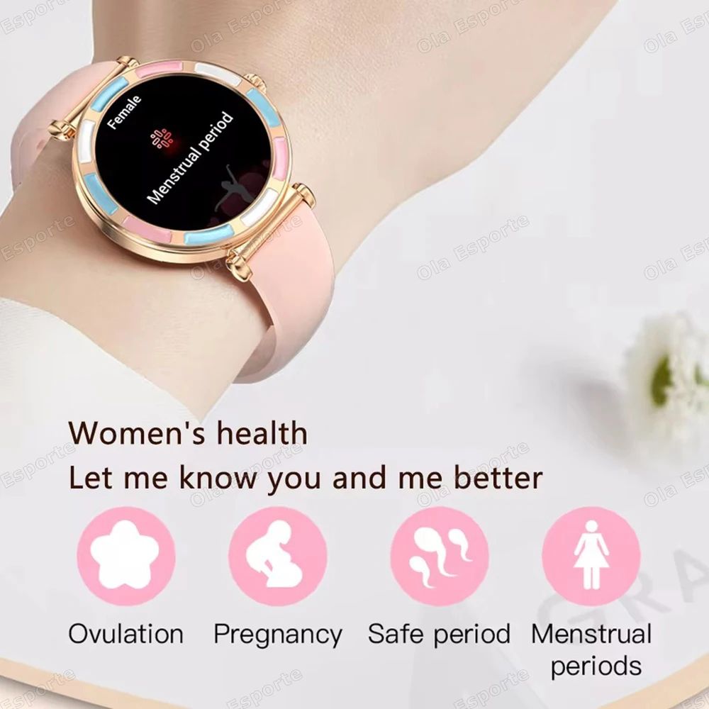Women Bluetooth Calling Smart Watch Heart Rate Sports Fitness Tracker 3
