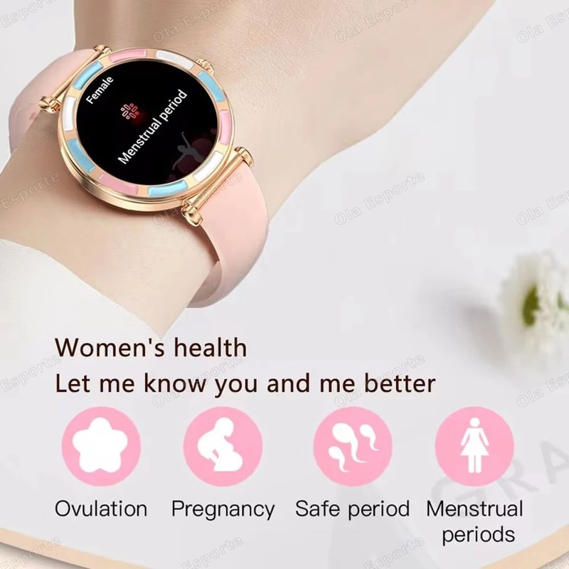 Women Bluetooth Calling Smart Watch Heart Rate Sports Fitness Tracker 3