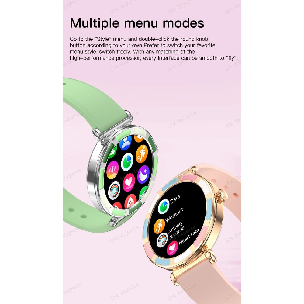 Women Bluetooth Calling Smart Watch Heart Rate Sports Fitness Tracker 7