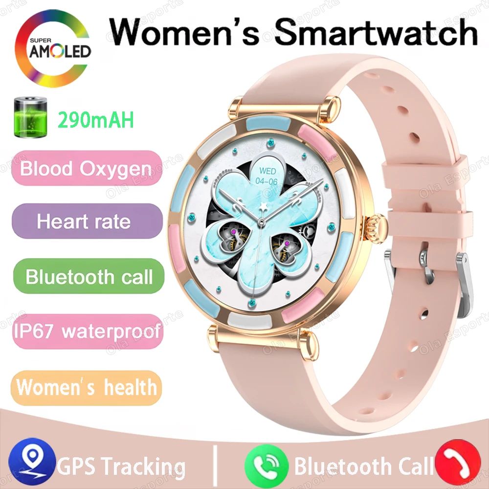 Women Bluetooth Calling Smart Watch Heart Rate Sports Fitness Tracker 9