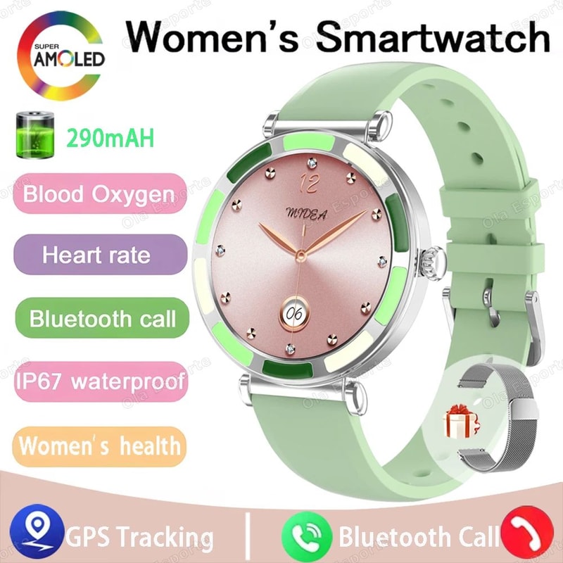 Women Bluetooth Calling Smart Watch Heart Rate Sports Fitness Tracker 11