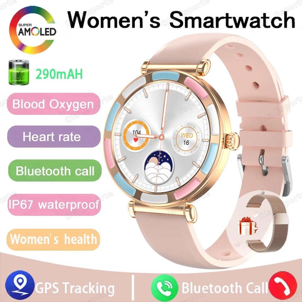 Women Bluetooth Calling Smart Watch Heart Rate Sports Fitness Tracker 12