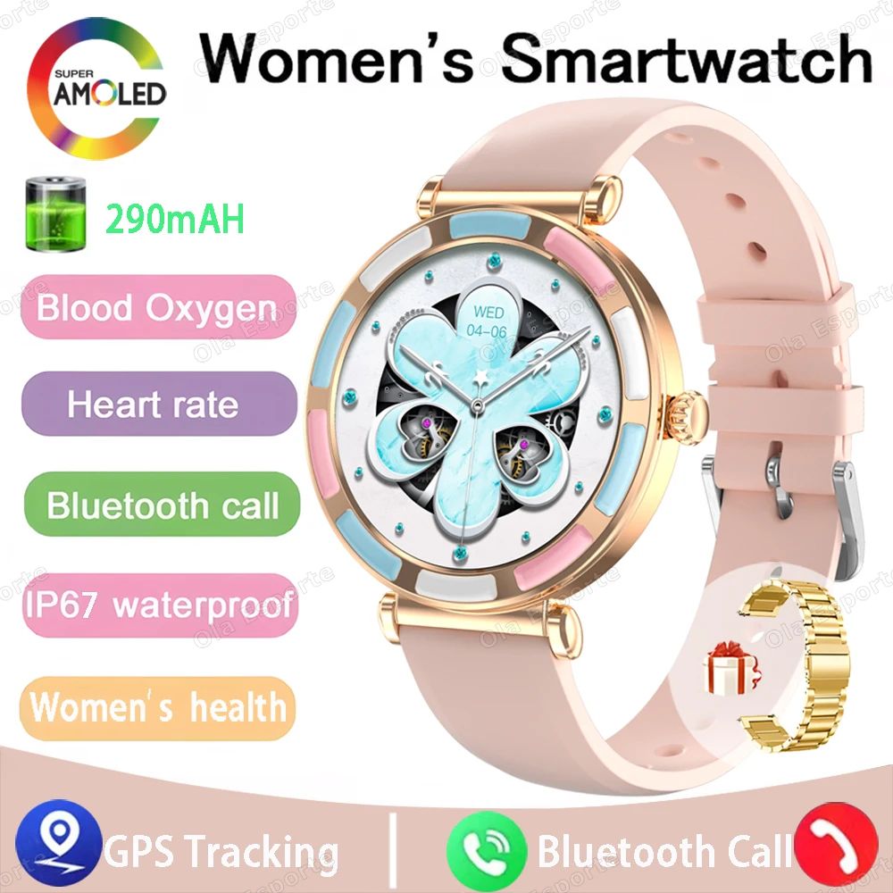 Women Bluetooth Calling Smart Watch Heart Rate Sports Fitness Tracker 14