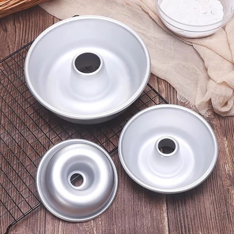 Aluminum Ring Cake Pan Non Stick Donut Savarin Baking Mold 3