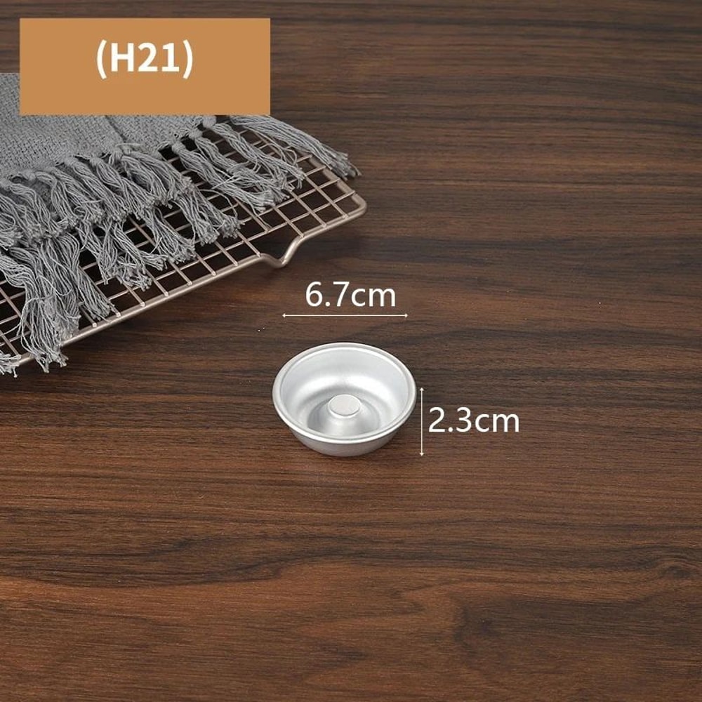 Aluminum Ring Cake Pan Non Stick Donut Savarin Baking Mold 10