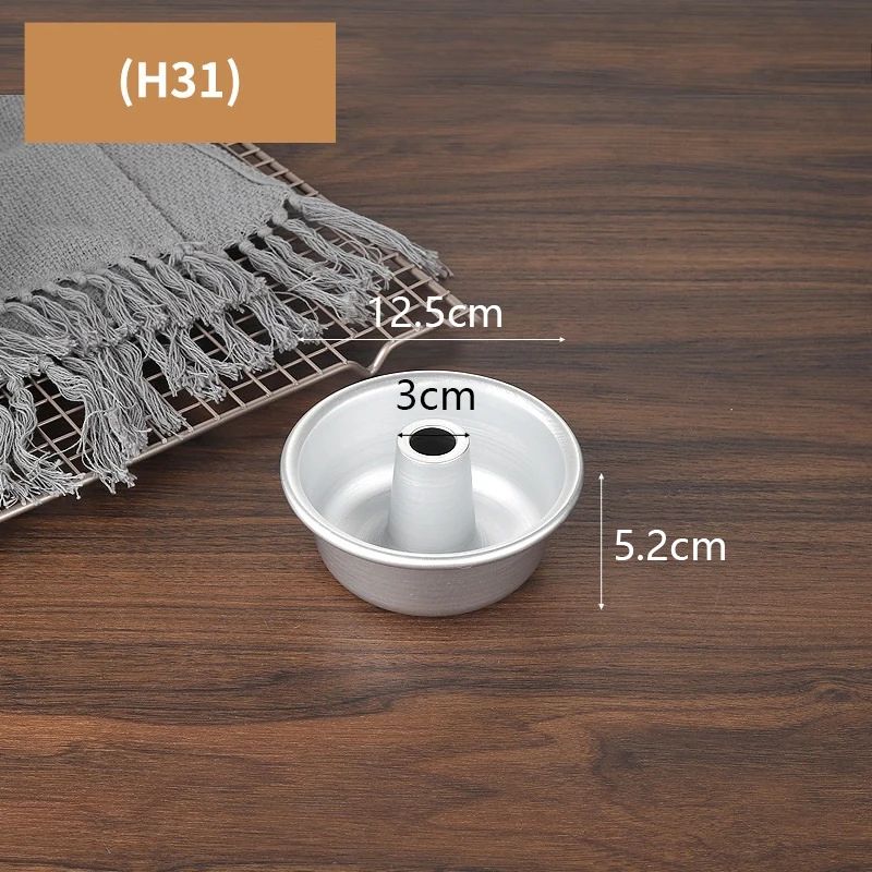 Aluminum Ring Cake Pan Non Stick Donut Savarin Baking Mold 14