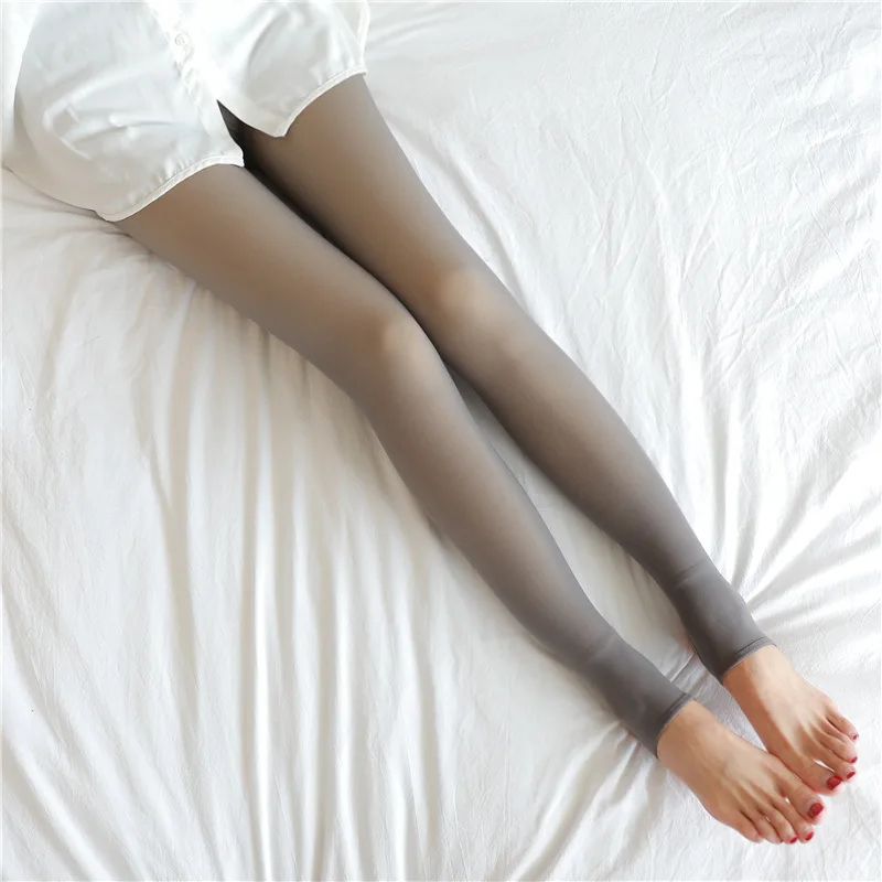 Thermal Translucent Winter Tights High Waist Warm Slim Leggings 17