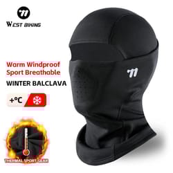 west biking winter fleece balaclava windproof thermal face mask