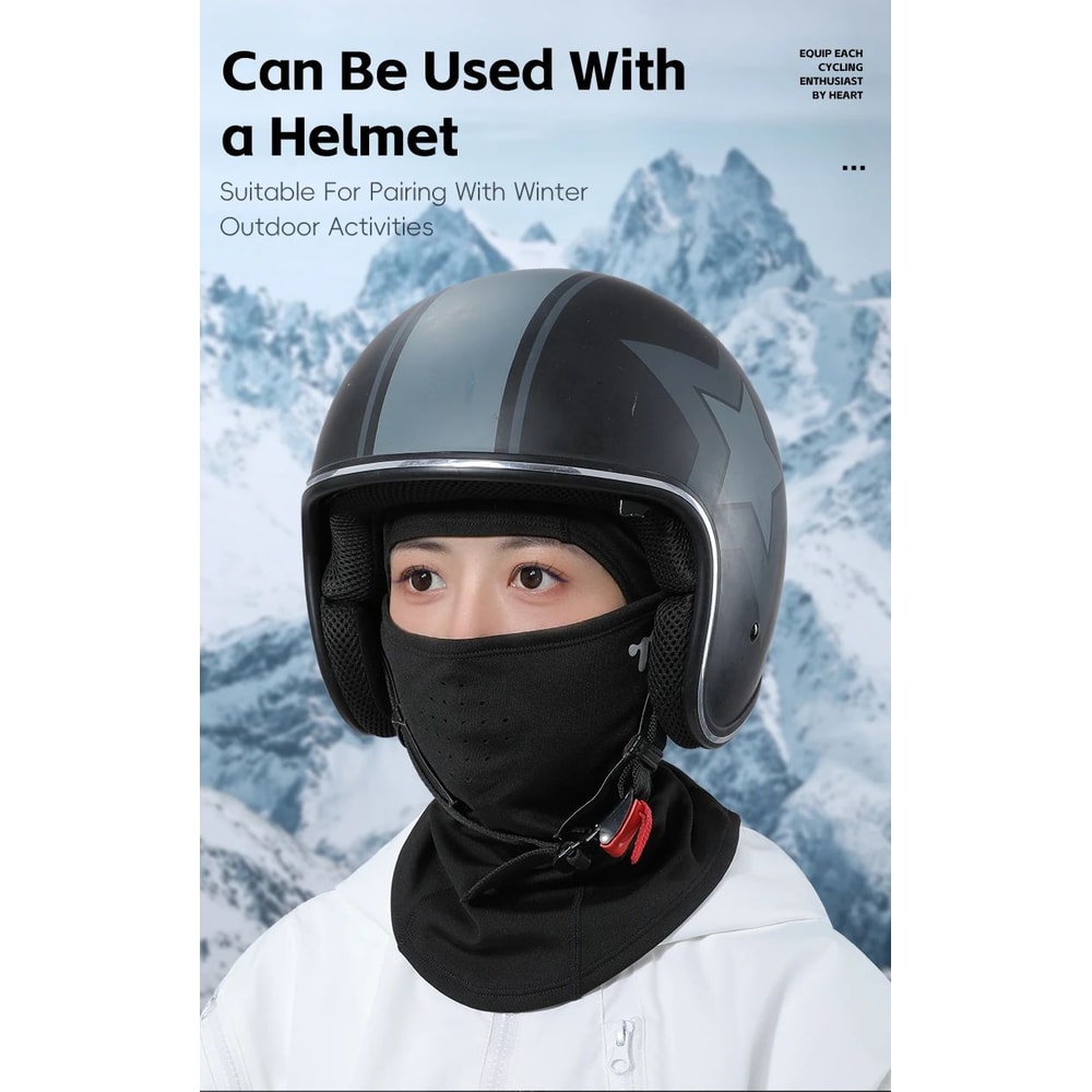 WEST BIKING Winter Fleece Balaclava Windproof Thermal Face Mask 11