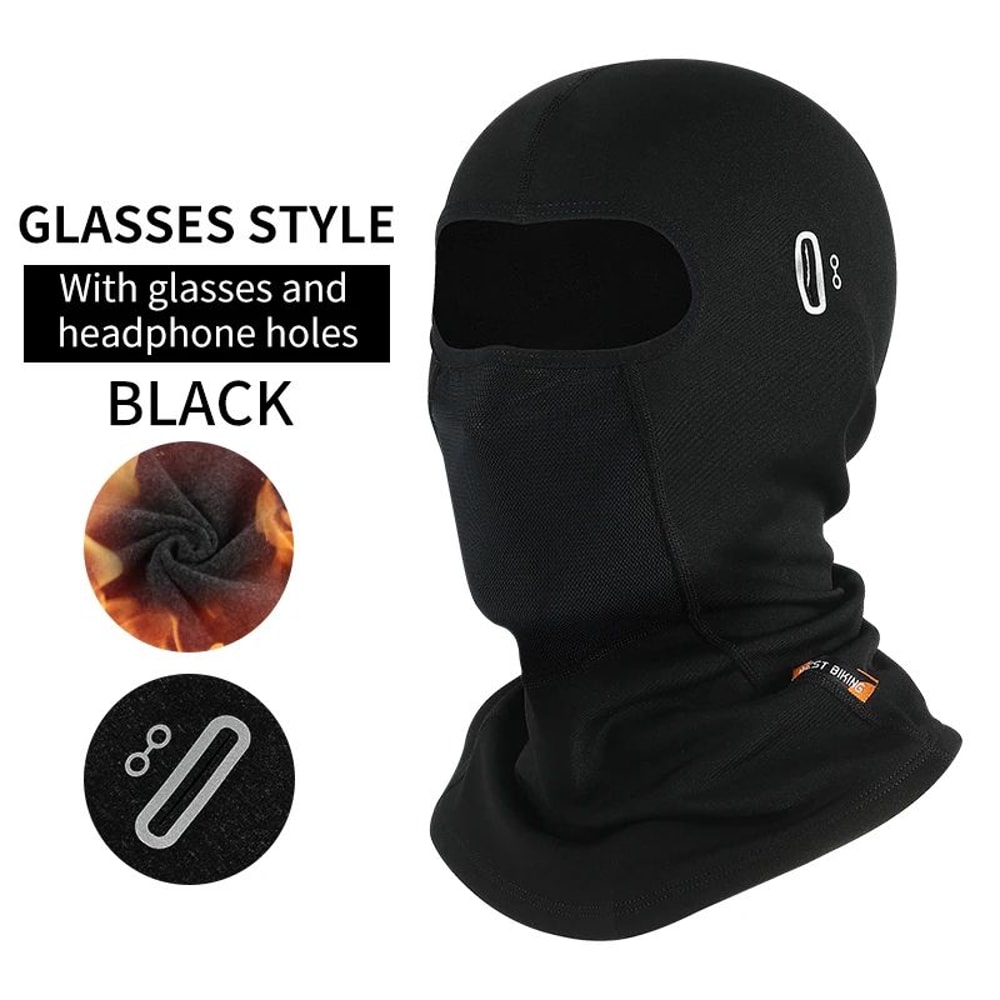 WEST BIKING Winter Fleece Balaclava Windproof Thermal Face Mask 13