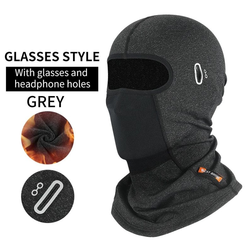 WEST BIKING Winter Fleece Balaclava Windproof Thermal Face Mask 14