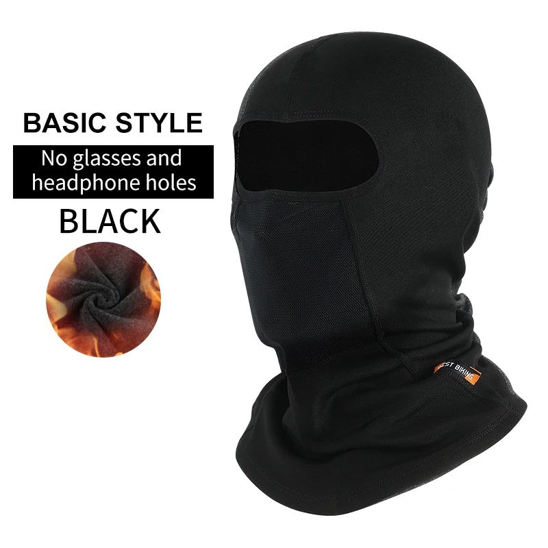 WEST BIKING Winter Fleece Balaclava Windproof Thermal Face Mask 15