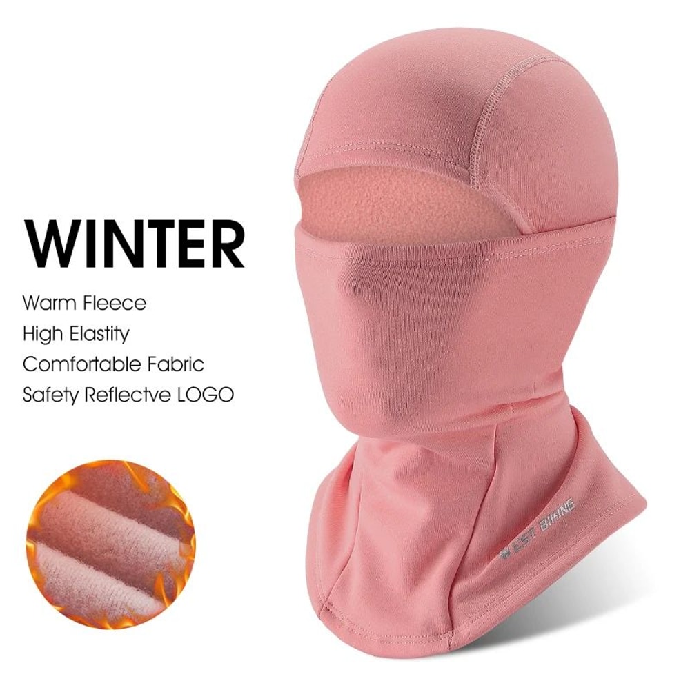 WEST BIKING Winter Fleece Balaclava Windproof Thermal Face Mask 24