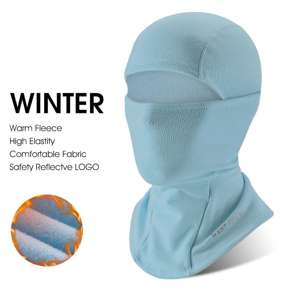 WEST BIKING Winter Fleece Balaclava Windproof Thermal Face Mask 25