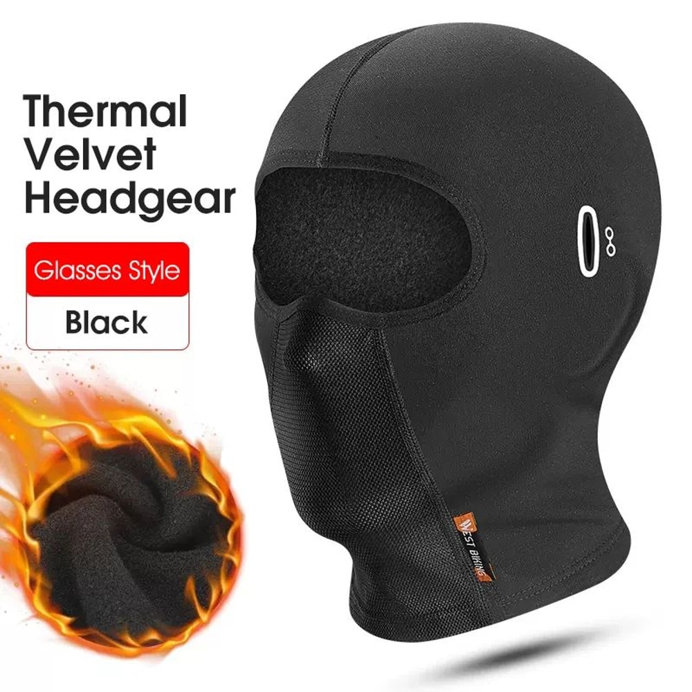 WEST BIKING Winter Fleece Balaclava Windproof Thermal Face Mask 26