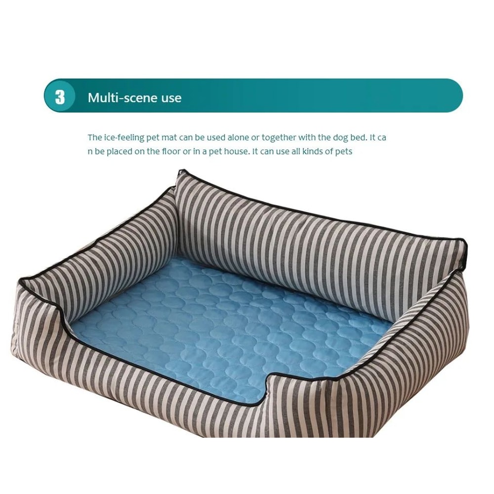 Pet Cooling Mat Summer Cold Bed For Dogs And Cats Extra Large 8