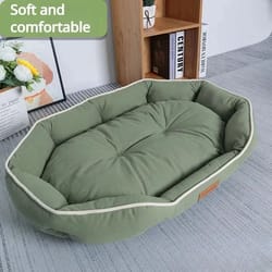 fluffy dog sofa bed soft cushion pet bedding mat for small dogs