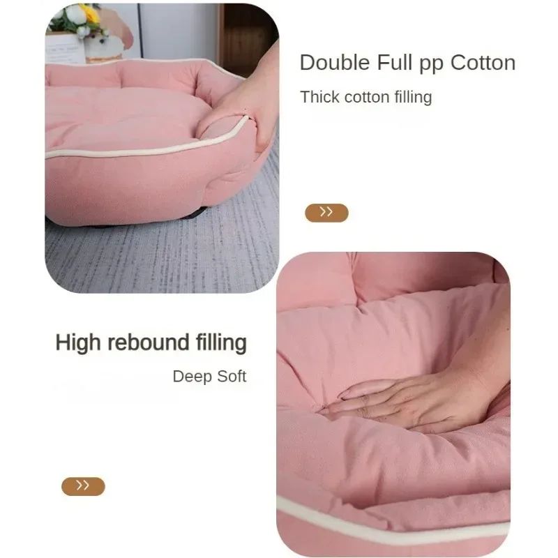 Fluffy Dog Sofa Bed Soft Cushion Pet Bedding Mat For Small Dogs 4