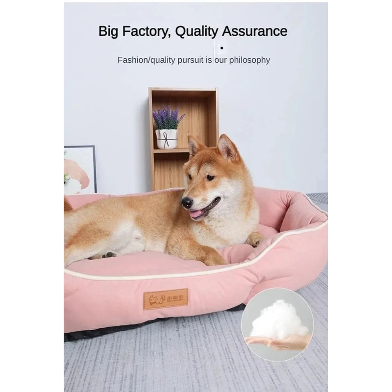 Fluffy Dog Sofa Bed Soft Cushion Pet Bedding Mat For Small Dogs 7