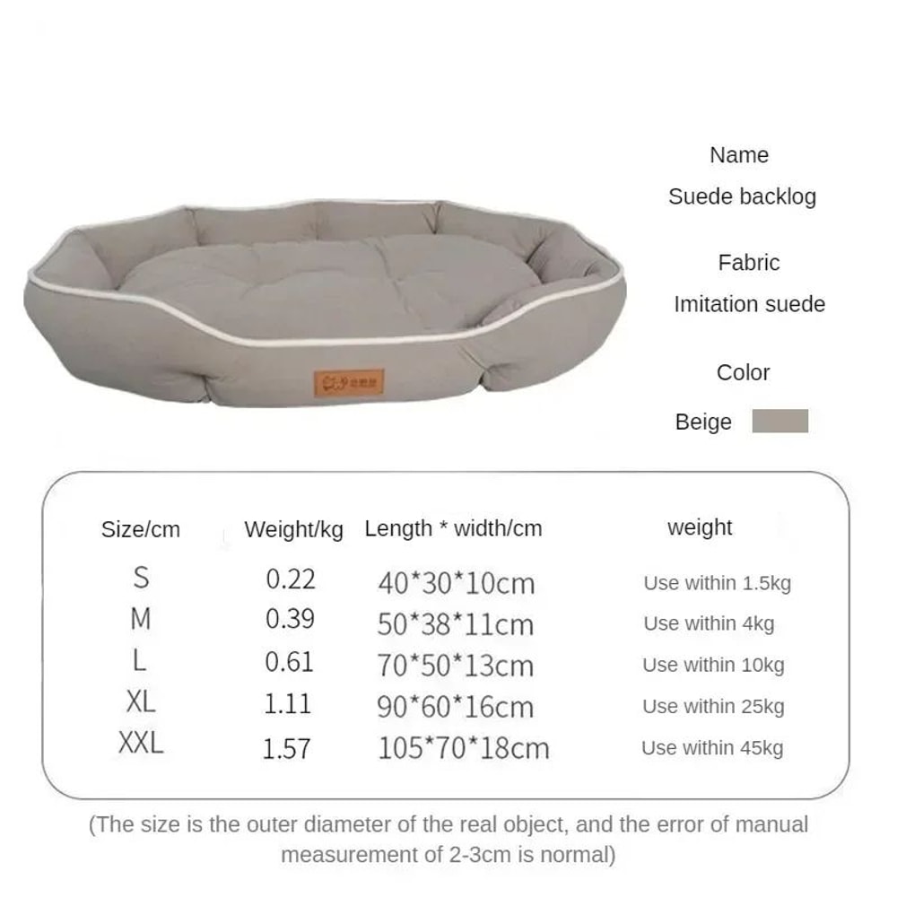 Fluffy Dog Sofa Bed Soft Cushion Pet Bedding Mat For Small Dogs 12