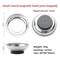 Magnetic Stainless Steel Parts Bowl Round Or Square Tool Tray 5