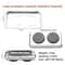 Magnetic Stainless Steel Parts Bowl Round Or Square Tool Tray 10