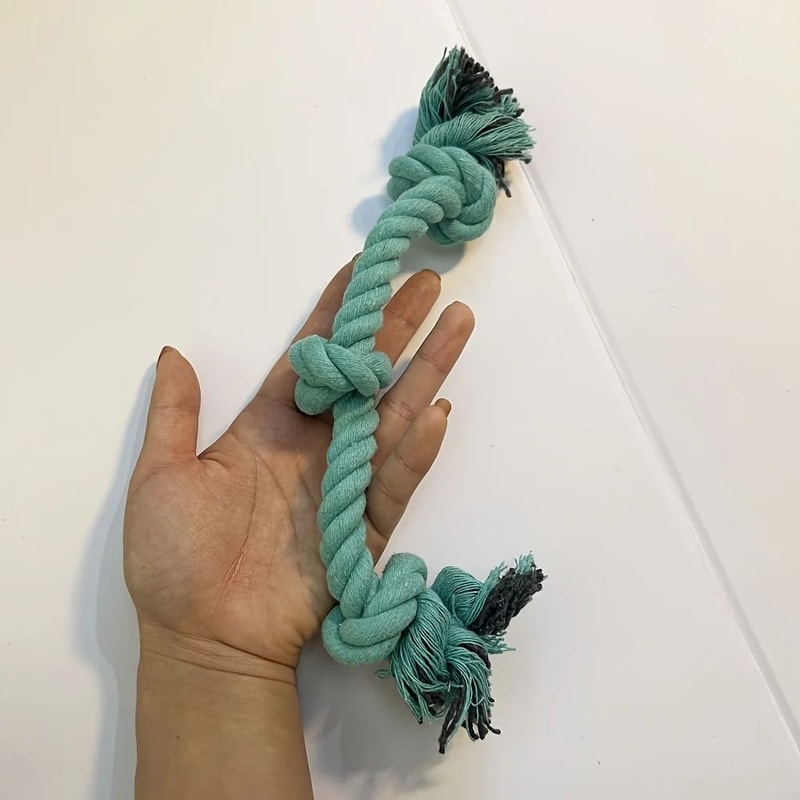 Dog Rope Chew Toy Set Durable Cotton Knot Toys For Puppies 2