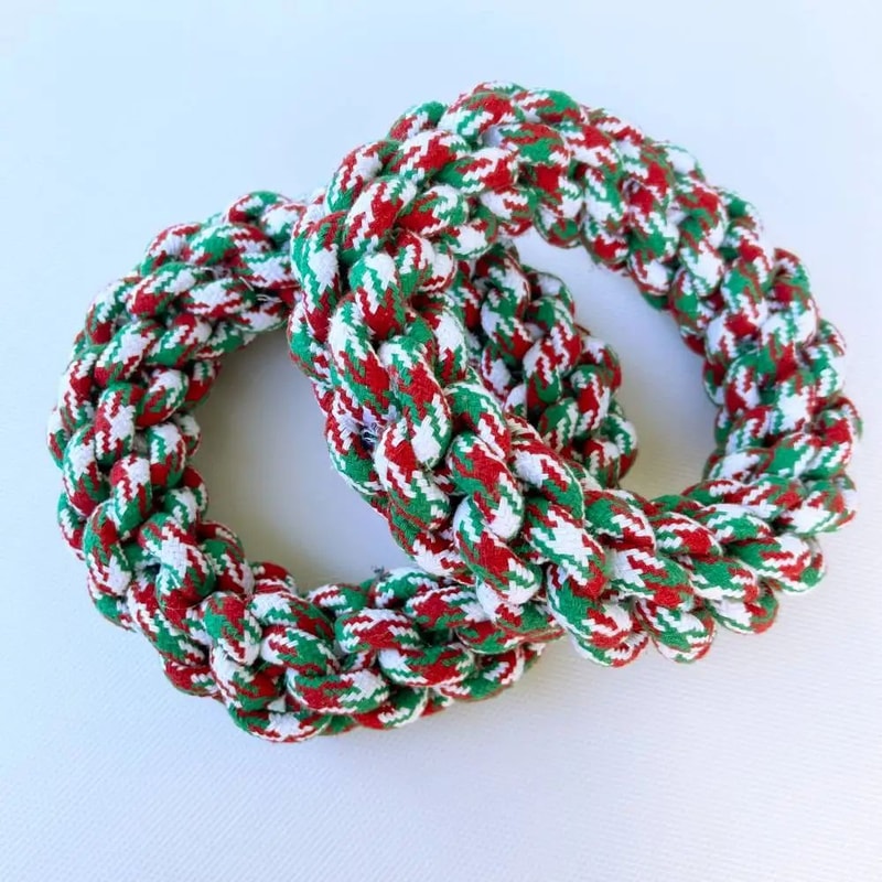 787inches Dog Rope Chew Toy Durable Bite Resistant Tug Toy 4