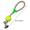 Interactive Dog Ball Rope Toy Chew Tug Dental Play Toy 1