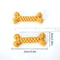 Random Color Rope Bone Chew Toy For Small And Medium Dog Durable Braided Dental Toy 1